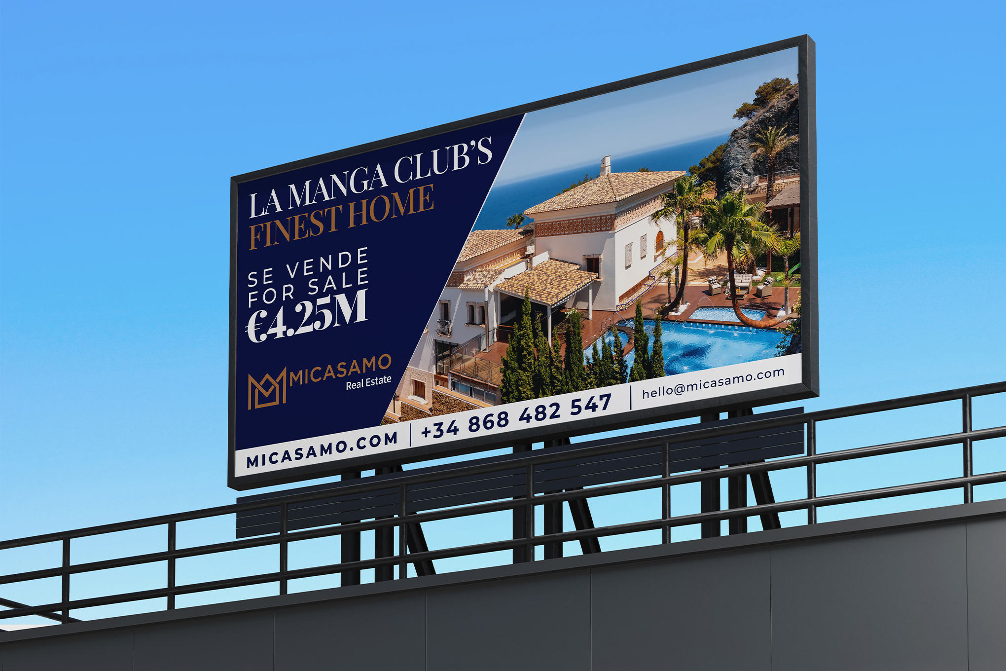 Luxury Billboard for Micasamo